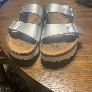 Women’s Papillio Birk stack hill sandals
